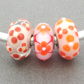 Trollbeads Orange Blossoms Unique Trio